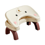 Maxbell Bathroom Toilet Stool Adjustable Under Desk Foot Rest for Home Office Indoor Beige