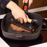 Maxbell Burger Press Professional Versatile Hamburger Press for BBQ Kitchen Sandwich 22.5cmx12.5cm