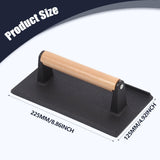 Maxbell Burger Press Professional Versatile Hamburger Press for BBQ Kitchen Sandwich 22.5cmx12.5cm