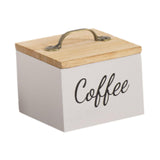 Maxbell Coffee Pod Holder with Lid Versatile Capsule Holder for Counter Kitchen Desk White