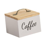 Maxbell Coffee Pod Holder with Lid Versatile Capsule Holder for Counter Kitchen Desk White