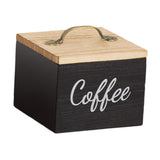 Maxbell Coffee Pod Holder with Lid Versatile Capsule Holder for Counter Kitchen Desk Black