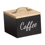Maxbell Coffee Pod Holder with Lid Versatile Capsule Holder for Counter Kitchen Desk Black