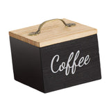 Maxbell Coffee Pod Holder with Lid Versatile Capsule Holder for Counter Kitchen Desk Black