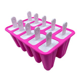 Maxbell 10 Cavity Silicone Popsicles Maker Premium Versatile Easy to Use with Sticks
