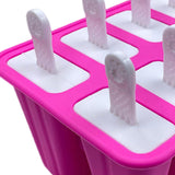 Maxbell 10 Cavity Silicone Popsicles Maker Premium Versatile Easy to Use with Sticks