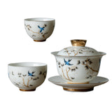 Maxbell Chinese Kung Fu Tea Cup Ceramic for Outdoor Indoor Compact Home Office Gifts 65ml