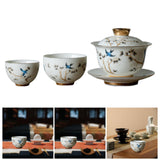 Maxbell Chinese Kung Fu Tea Cup Ceramic for Outdoor Indoor Compact Home Office Gifts 65ml