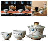 Maxbell Chinese Kung Fu Tea Cup Ceramic for Outdoor Indoor Compact Home Office Gifts 65ml