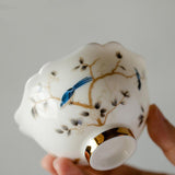 Maxbell Chinese Kung Fu Tea Cup Ceramic for Outdoor Indoor Compact Home Office Gifts 65ml