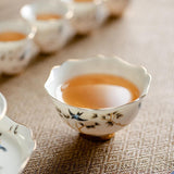 Maxbell Chinese Kung Fu Tea Cup Ceramic for Outdoor Indoor Compact Home Office Gifts 65ml