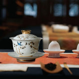 Maxbell Chinese Kung Fu Tea Cup Ceramic for Outdoor Indoor Compact Home Office Gifts 190ml