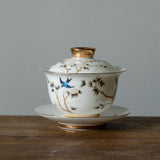 Maxbell Chinese Kung Fu Tea Cup Ceramic for Outdoor Indoor Compact Home Office Gifts 190ml