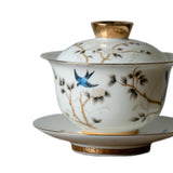 Maxbell Chinese Kung Fu Tea Cup Ceramic for Outdoor Indoor Compact Home Office Gifts 190ml