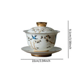 Maxbell Chinese Kung Fu Tea Cup Ceramic for Outdoor Indoor Compact Home Office Gifts 190ml