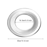 Maxbell Steaming Ring for Steamers for Dim Sum Dumpling over Stockpots Circular Rack