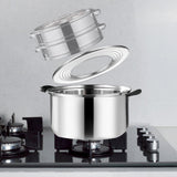 Maxbell Steaming Ring for Steamers for Dim Sum Dumpling over Stockpots Circular Rack