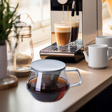 Maxbell Coffee Pot Heat Resistant Portable Coffee Sharing Pot for Cafe Travel Office 500ml