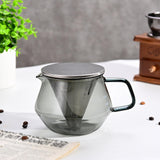 Maxbell Coffee Pot Heat Resistant Portable Coffee Sharing Pot for Cafe Travel Office 500ml