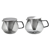 Maxbell Coffee Pot Heat Resistant Portable Coffee Sharing Pot for Cafe Travel Office 500ml