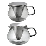 Maxbell Coffee Pot Heat Resistant Portable Coffee Sharing Pot for Cafe Travel Office 500ml