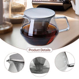 Maxbell Coffee Pot Heat Resistant Portable Coffee Sharing Pot for Cafe Travel Office 500ml