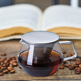 Maxbell Coffee Pot Heat Resistant Portable Coffee Sharing Pot for Cafe Travel Office 500ml