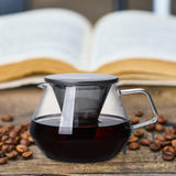 Maxbell Coffee Pot Heat Resistant Portable Coffee Sharing Pot for Cafe Travel Office 800ml