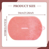 Maxbell Shower Foot Scrubber Mat Multifunctional with Non Slip Suction Cups Silicone