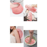 Maxbell Shower Foot Scrubber Mat Multifunctional with Non Slip Suction Cups Silicone