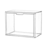 Maxbell Storage Bin Transparent Organizer for Entryway Collectibles Figures