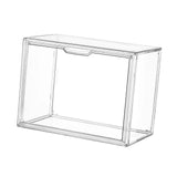 Maxbell Storage Bin Transparent Organizer for Entryway Collectibles Figures