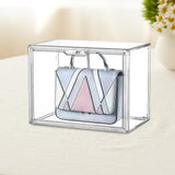 Maxbell Storage Bin Transparent Organizer for Entryway Collectibles Figures