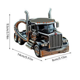 Maxbell Resin Truck Coffee Mug Portable Fruits Juice Container for Home Kitchen Shop