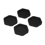 Maxbell 4x Washing Machine Anti Vibration Pads Universal for Refrigerator Dryer Home Hex Black