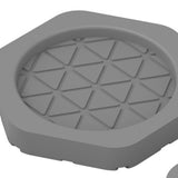 Maxbell 4x Washing Machine Anti Vibration Pads Universal for Refrigerator Dryer Home Hex Gray