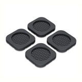 Maxbell 4x Washing Machine Anti Vibration Pads Universal for Refrigerator Dryer Home Square Black
