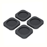 Maxbell 4x Washing Machine Anti Vibration Pads Universal for Refrigerator Dryer Home Square Black