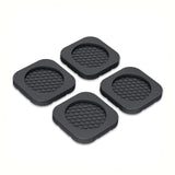 Maxbell 4x Washing Machine Anti Vibration Pads Universal for Refrigerator Dryer Home Square Black