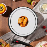 Maxbell Steaming Ring for Steamers Dumpling Steamers Ring for Stuffed Bun Asian Food 18cm Dia