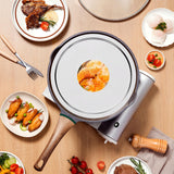 Maxbell Steaming Ring for Steamers Dumpling Steamers Ring for Stuffed Bun Asian Food 18cm Dia
