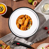 Maxbell Steaming Ring for Steamers Dumpling Steamers Ring for Stuffed Bun Asian Food 26cm Dia