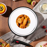 Maxbell Steaming Ring for Steamers Dumpling Steamers Ring for Stuffed Bun Asian Food 30cm Dia