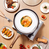 Maxbell Steaming Ring for Steamers Dumpling Steamers Ring for Stuffed Bun Asian Food 30cm Dia