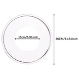 Maxbell Steaming Ring for Steamers Dumpling Steamers Ring for Stuffed Bun Asian Food 30cm Dia