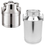 Maxbell Milk Can Lightweight Sturdy with Sealed Lid for Transport Kitchen Restaurant 28 L