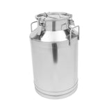 Maxbell Milk Can Lightweight Sturdy with Sealed Lid for Transport Kitchen Restaurant 35 L
