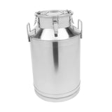 Maxbell Milk Can Lightweight Sturdy with Sealed Lid for Transport Kitchen Restaurant 35 L