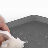 Maxbell Mini Refrigerator Floor Mat Washable Appliance Accessories Freezer Floor Mat Gray