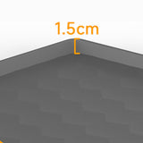 Maxbell Mini Refrigerator Floor Mat Washable Appliance Accessories Freezer Floor Mat Gray